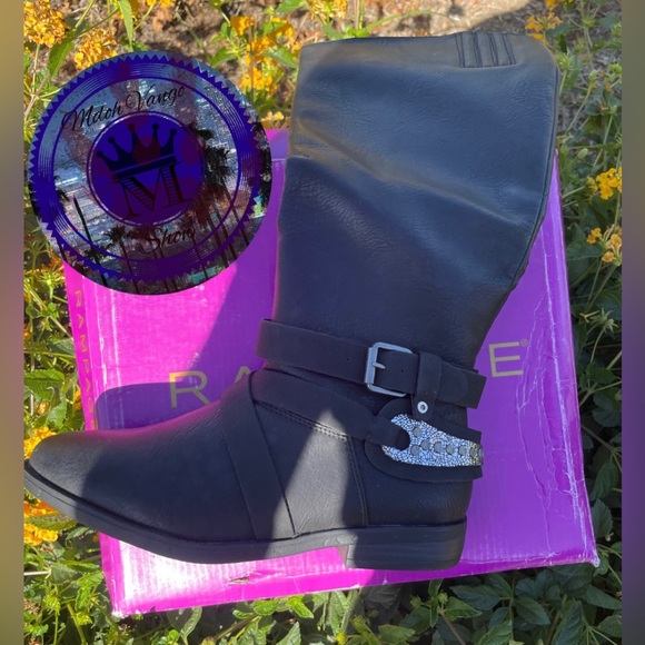 Rampage Womens Isadora Mid-Calf Riding Boots - Picture 2 of 4